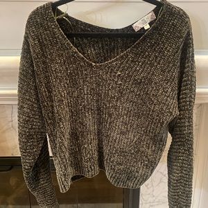 Green Size M - Pink Rose Sweater